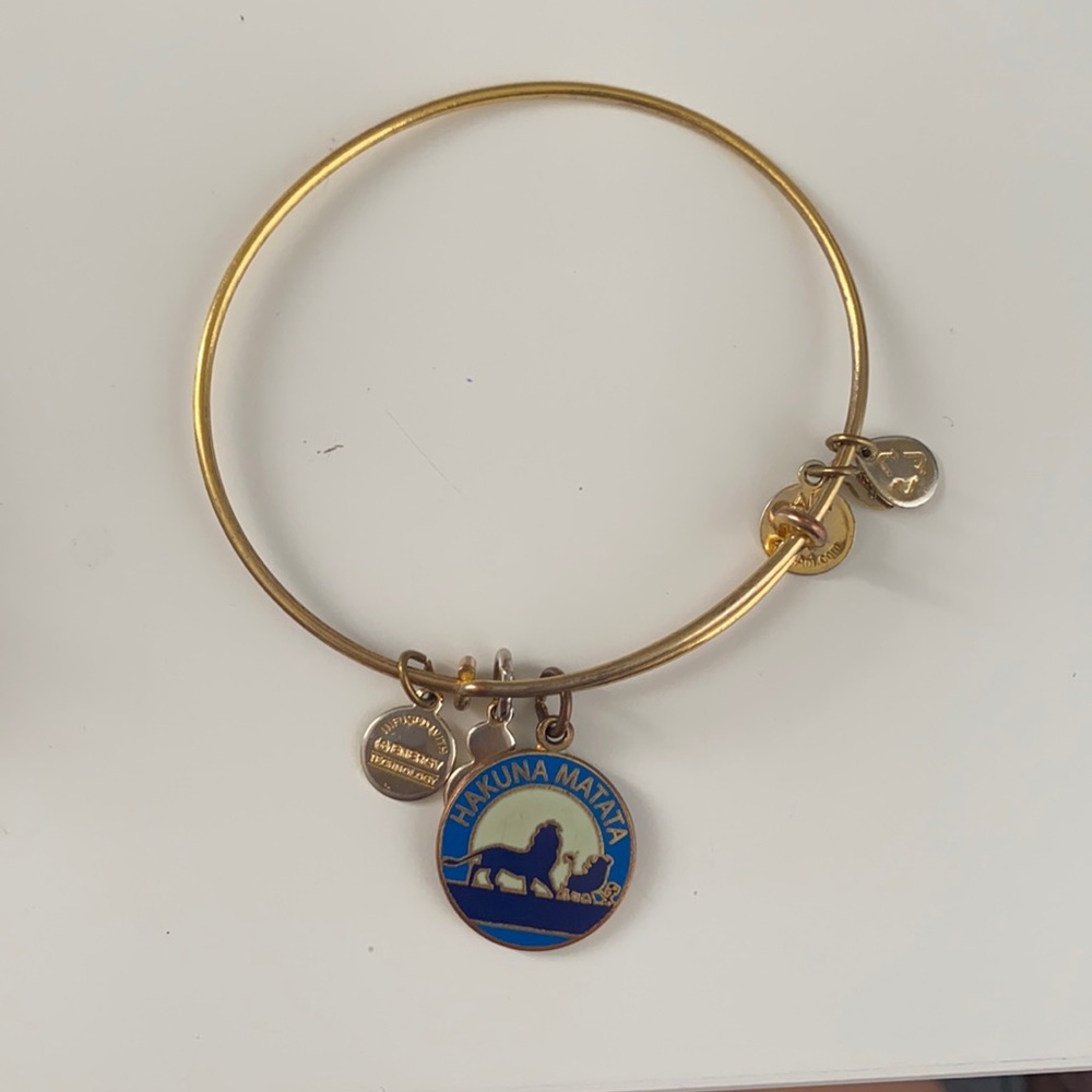 Disney - Lion king Alex and Ani gold bracelet